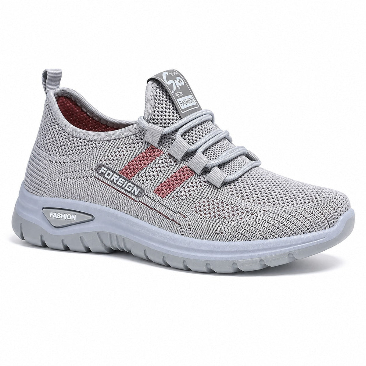 Nira Anti Slip Lightweight Walking Shoes For Women Colour Grey Front Hero