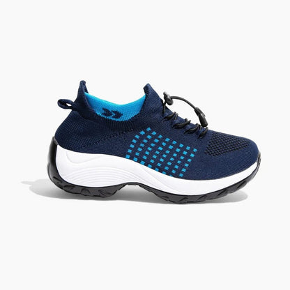 OrthoMila Women's Orthopedic Everyday Shoes in Navy Blue