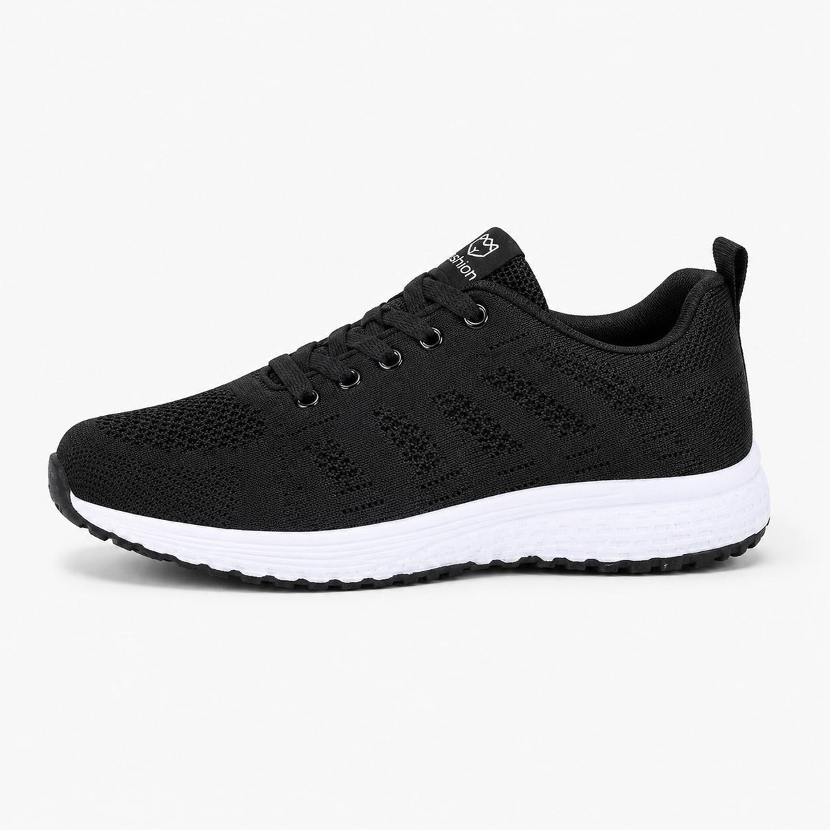 Pace Lightweight Comfort Shoes For Women Colour Black Front Hero