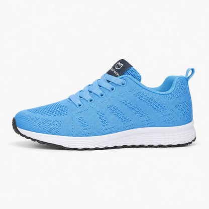 Pace Lightweight Comfort Shoes For Women Colour Blue Front Hero
