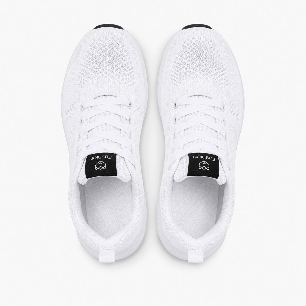 Pace Lightweight Comfort Shoes For Women Colour White Top Down Detail