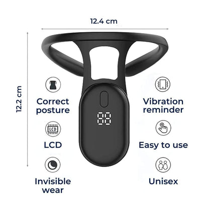 PosturePlus Neck and Back Posture Corrector - Vibration Feedback