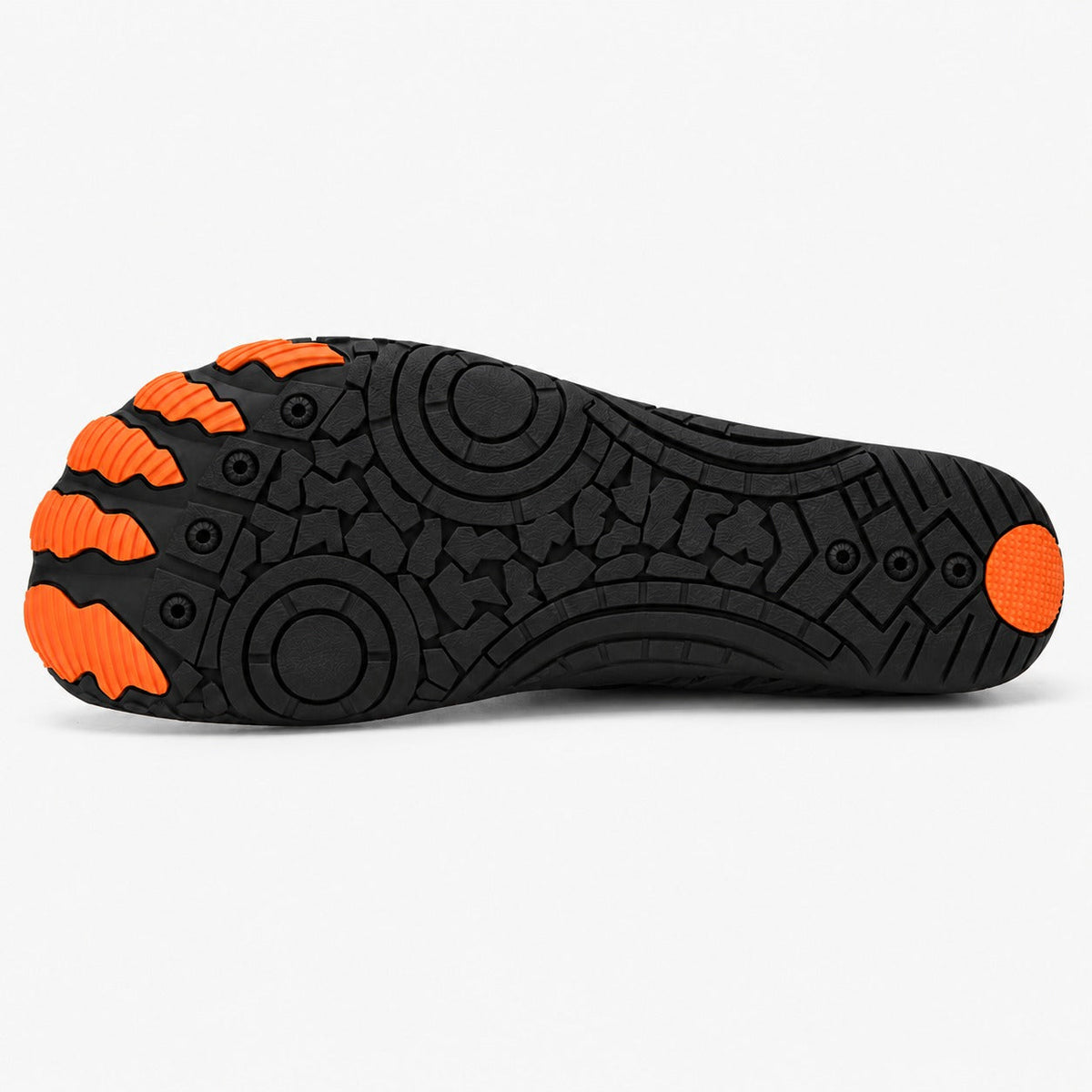 Prostep Premium Barefoot Shoes For Women Colour Black Orange Outsole Detail