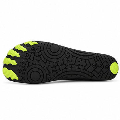Prostep Premium Barefoot Shoes For Women Colour White Lime Outsole Detail