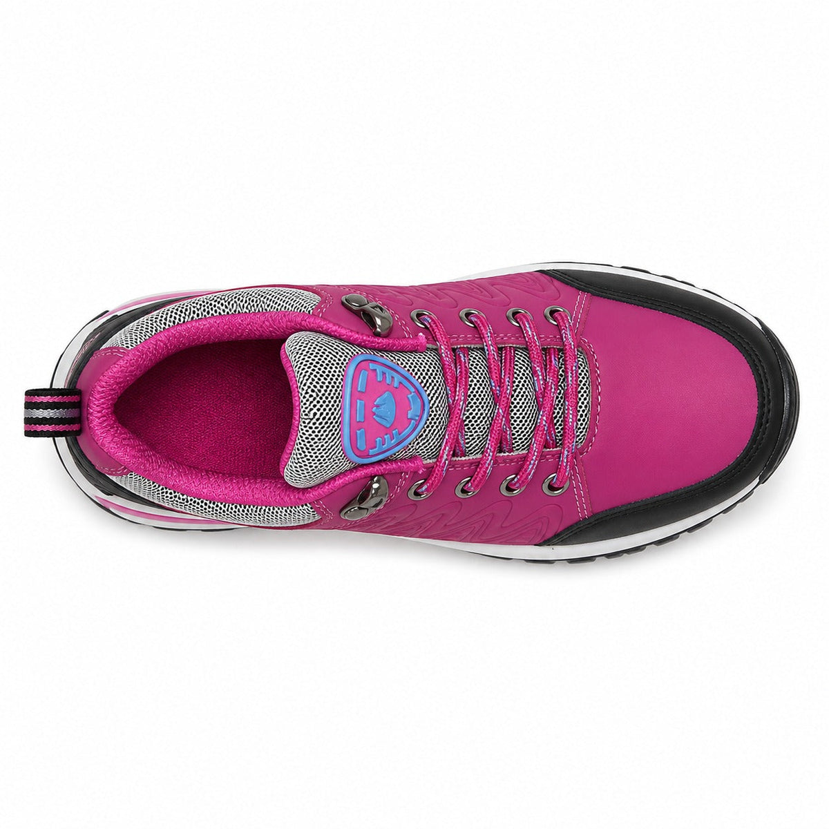 Ridge Waterproof Outdoor Sneakers For Women Colour Pink Top Down Detail