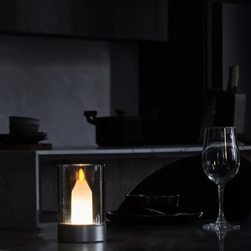 Romantica Candle Glow Lamp - Wave Sensor, Flickering Flame Effect