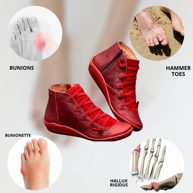 Aurelia Easy-Zip Bunion Ankle Boots
