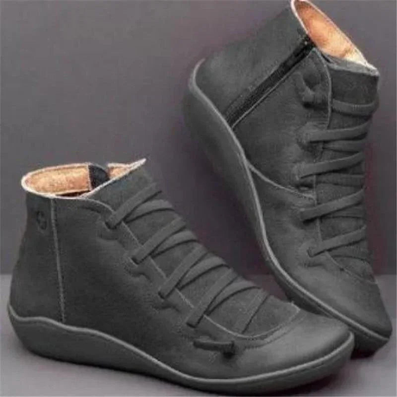 Aurelia Easy-Zip Bunion Ankle Boots