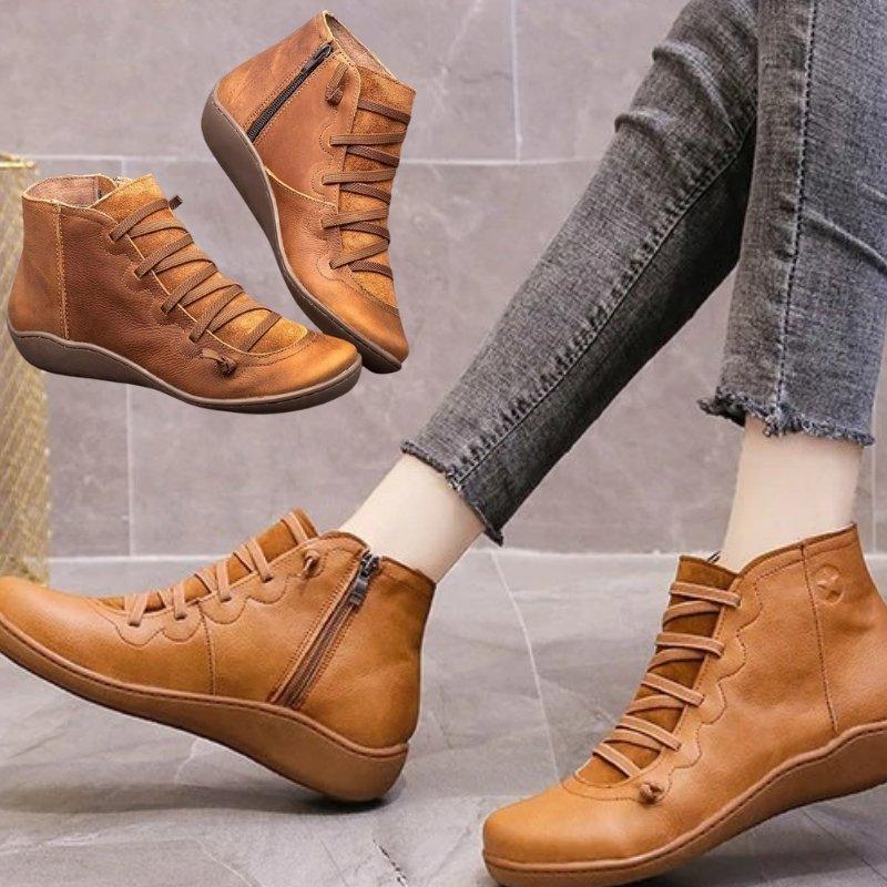 Aurelia Easy-Zip Bunion Ankle Boots