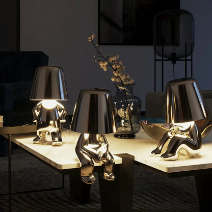 RayDudes Figurine Lamp - Dimmable LED, Cordless & Portable