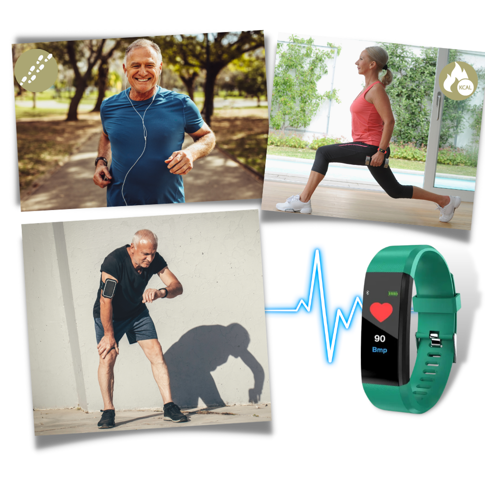 AgeWell Senior Smartwatch - Wellness & Safety Tracker