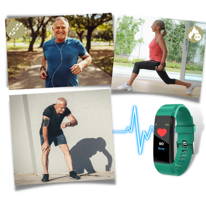 AgeWell Senior Smartwatch - Wellness & Safety Tracker