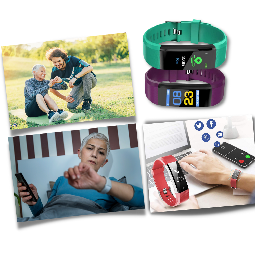 AgeWell Senior Smartwatch - Wellness & Safety Tracker