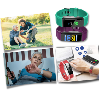 AgeWell Senior Smartwatch - Wellness & Safety Tracker