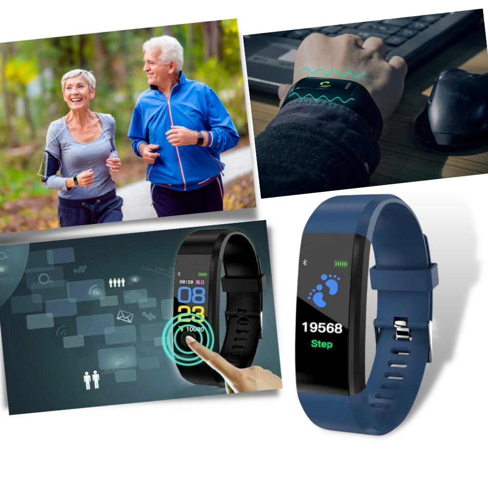 AgeWell Senior Smartwatch - Wellness & Safety Tracker