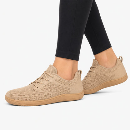 Terra Wide Fit Shoes For Women Brown Model Wearing