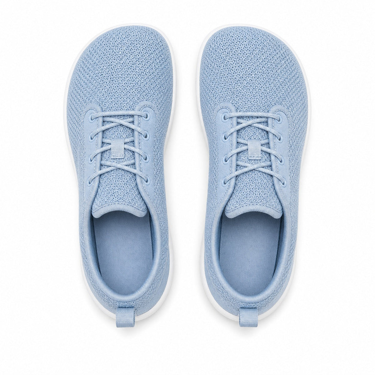 Terra Wide Fit Shoes For Women Light Blue White Top Down Detail