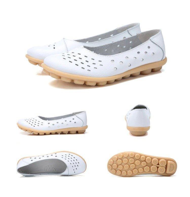 Aurelia Leather Slip-On Flats for Bunions