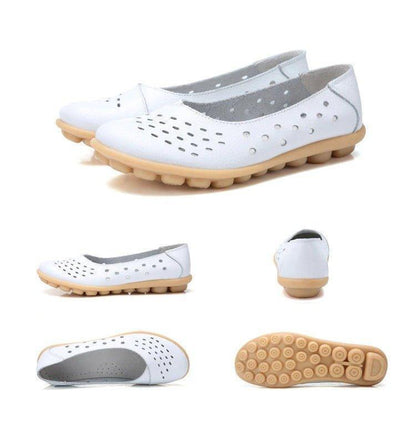 Aurelia Leather Slip-On Flats for Bunions