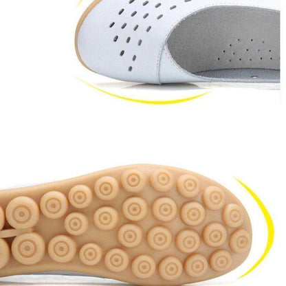 Aurelia Leather Slip-On Flats for Bunions