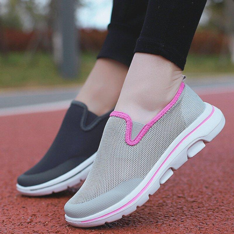 Flexora Women's Wide Toe Slip-On Sneakers